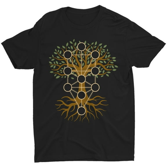 Tree Of Life Graphic Spiritual Design Shirt Unisex, Sacred Nature Tee, Yoga Meditation Outfit, Symbolic Art Gift