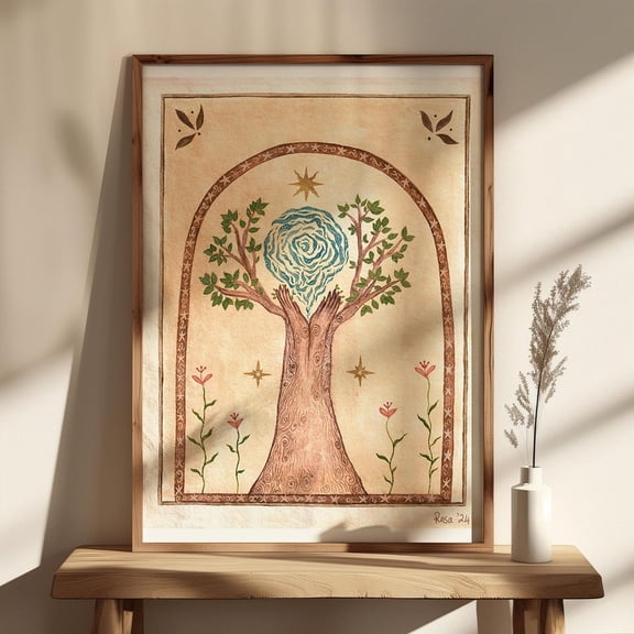 Tree Of Life Grounding Wall Art Print