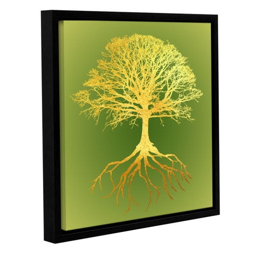 Tree Of Life I Gallery Wrapped Floater-framed Canvas