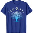 thumbnail image 1 of Tree Of Life Spiritual Shirt Moonphases for Yoga Unisex T-Shirt for Men Women Kids Toddler,Royal Blue Color,Size 3XL, 1 of 5
