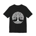 thumbnail image 1 of Tree Of Life T Shirt,Graphic Tee, Humorous design，Causal Short Sleeve Top，Round neck，Classic，cotton，black，S-5XL, 1 of 1