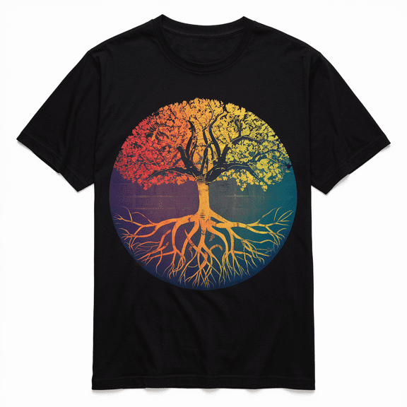 Tree Of Life Tie-Dye T-Shirt