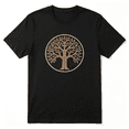 thumbnail image 1 of Tree Of Life Trunk Cool Graphic Tee For Men And Women, Outdoor Hiking Cotton Short Sleeves T-Shirt, 1 of 5