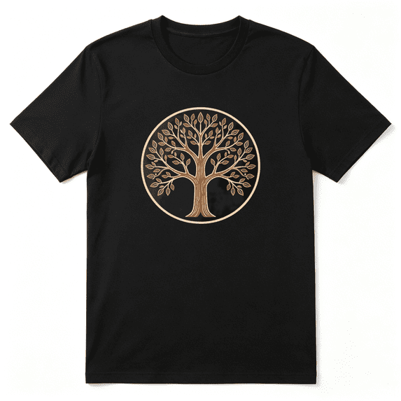 Tree Of Life Trunk Cool Graphic Tee For Men And Women, Outdoor Hiking Cotton Short Sleeves T-Shirt