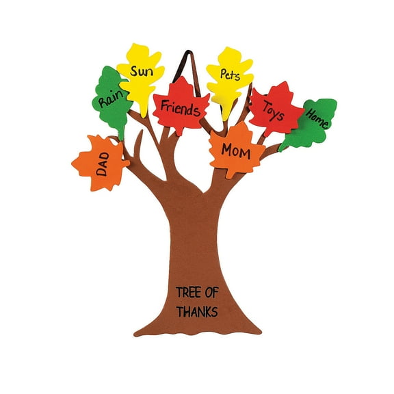 Tree Of Thanks Craft Kit - Craft Kits - 12 Pieces