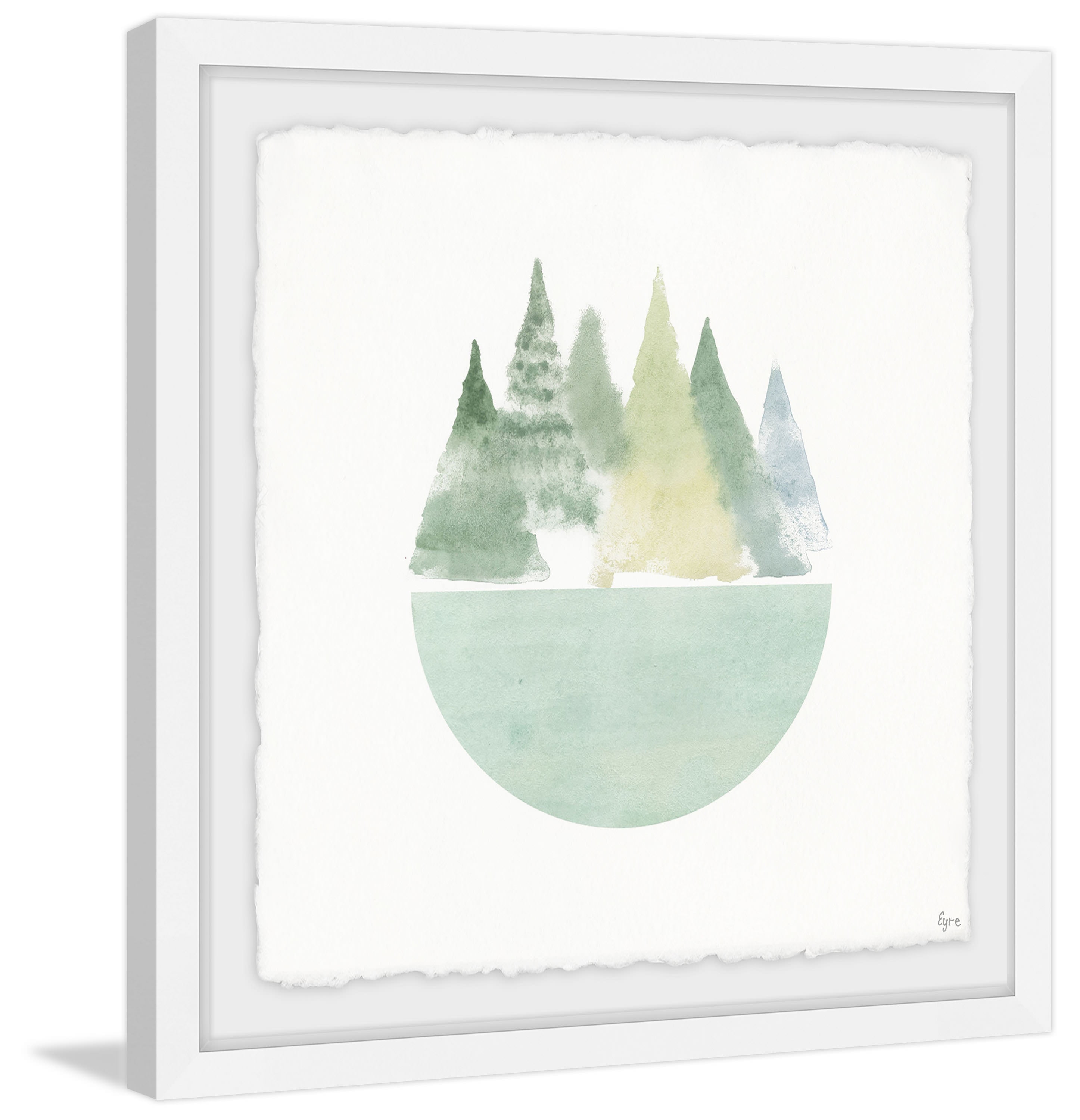 Tree Place Framed Painting Print