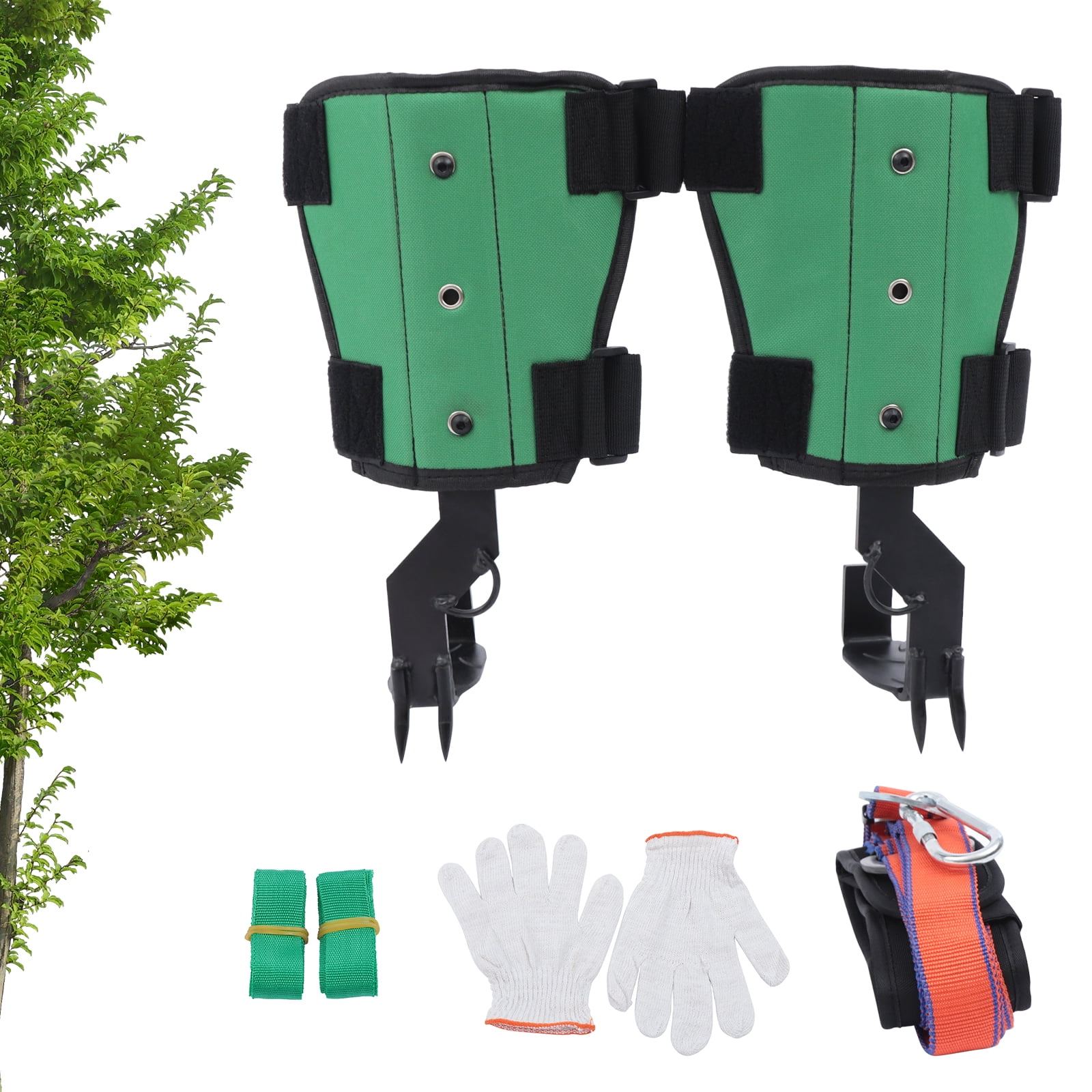 Tree/Pole Climbing Spike Set Pole Climbing Spurs W/ Security Belt ...