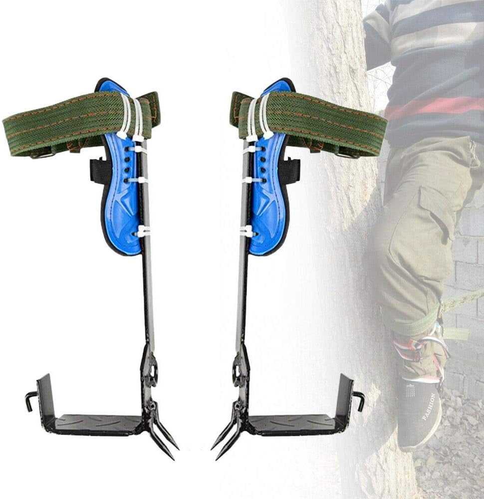 Real Spike Ropes Tree Pole Climbing Spikes Adjustable Lanyard Rope Rescue Tool 2 Gears ...