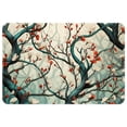 thumbnail image 1 of Tree Polyester Non-Slip Indoor Carpet Kitchen Mat - Machine Washable Door Rug Chair Mat, 1 of 6
