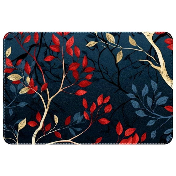 Tree Polyester Non-Slip Machine Washable Indoor Rug Floor Mat Chair Rug