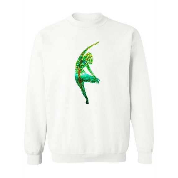 Tree Pose Sweatshirt Women -Image by Shutterstock, Female Small