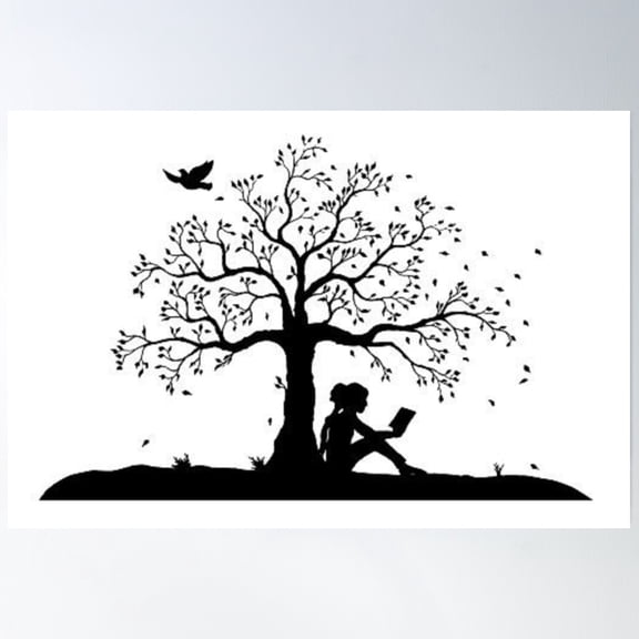 Tree Poster Wall Art, Poster Only