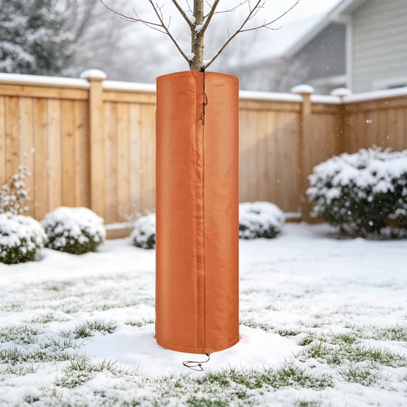 Tree Rhizome Protector Winter Cold Protection Cover for Trees and Shrubs | Aluminum Foil Insulated Tree Trunk Wrap for Frost Wind Sun Protection | 100x30cm Reusable Landscape Sapling Palm Tree Guard