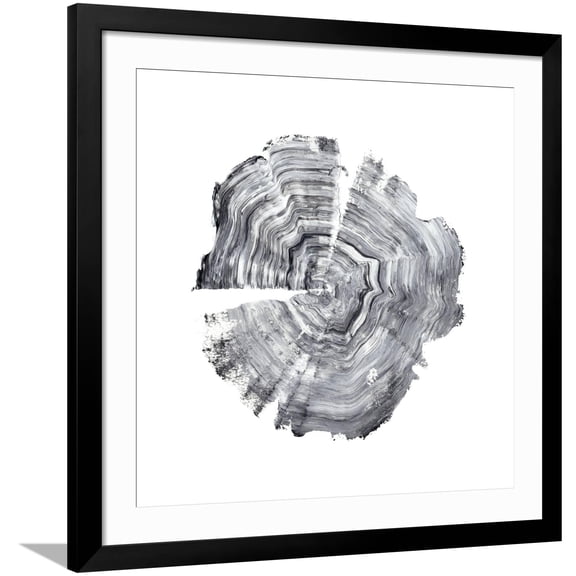 Art.com Tree Ring Abstract IV Art Print by Ethan Harper, Black Frame Wall Art, 38" x 38"