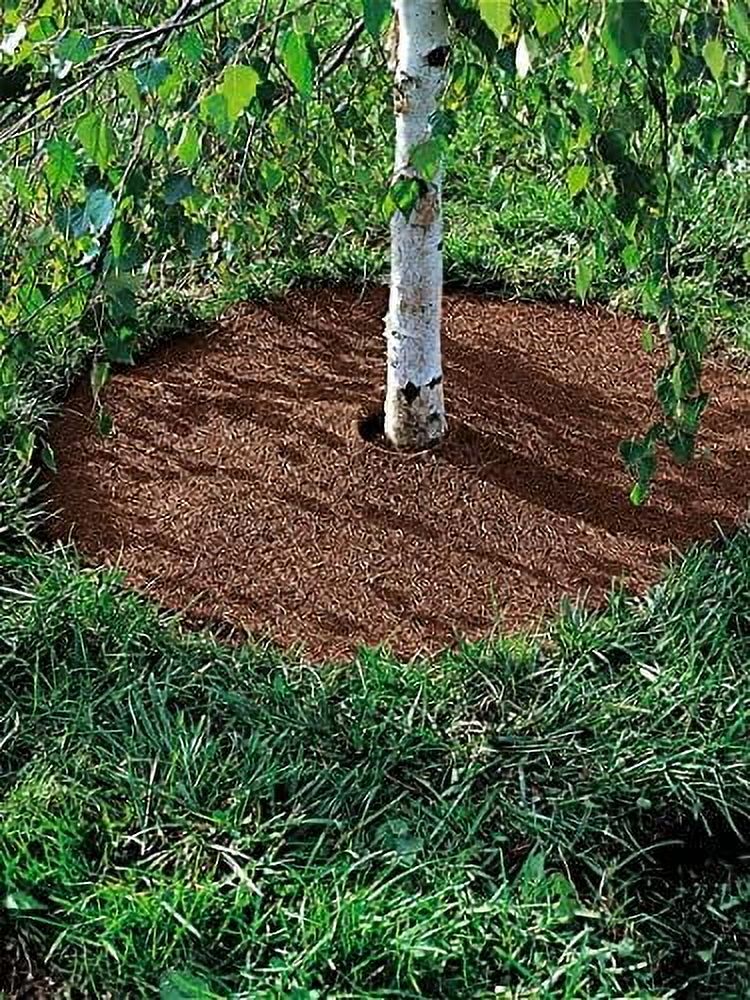Tree Ring Mulch Mat | Weatherproof Coco Fiber Coir Weed Control and ...
