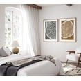 Tree Ring Poster, Nature, Stump, Abstract Earthy Tones, Modern Living ...