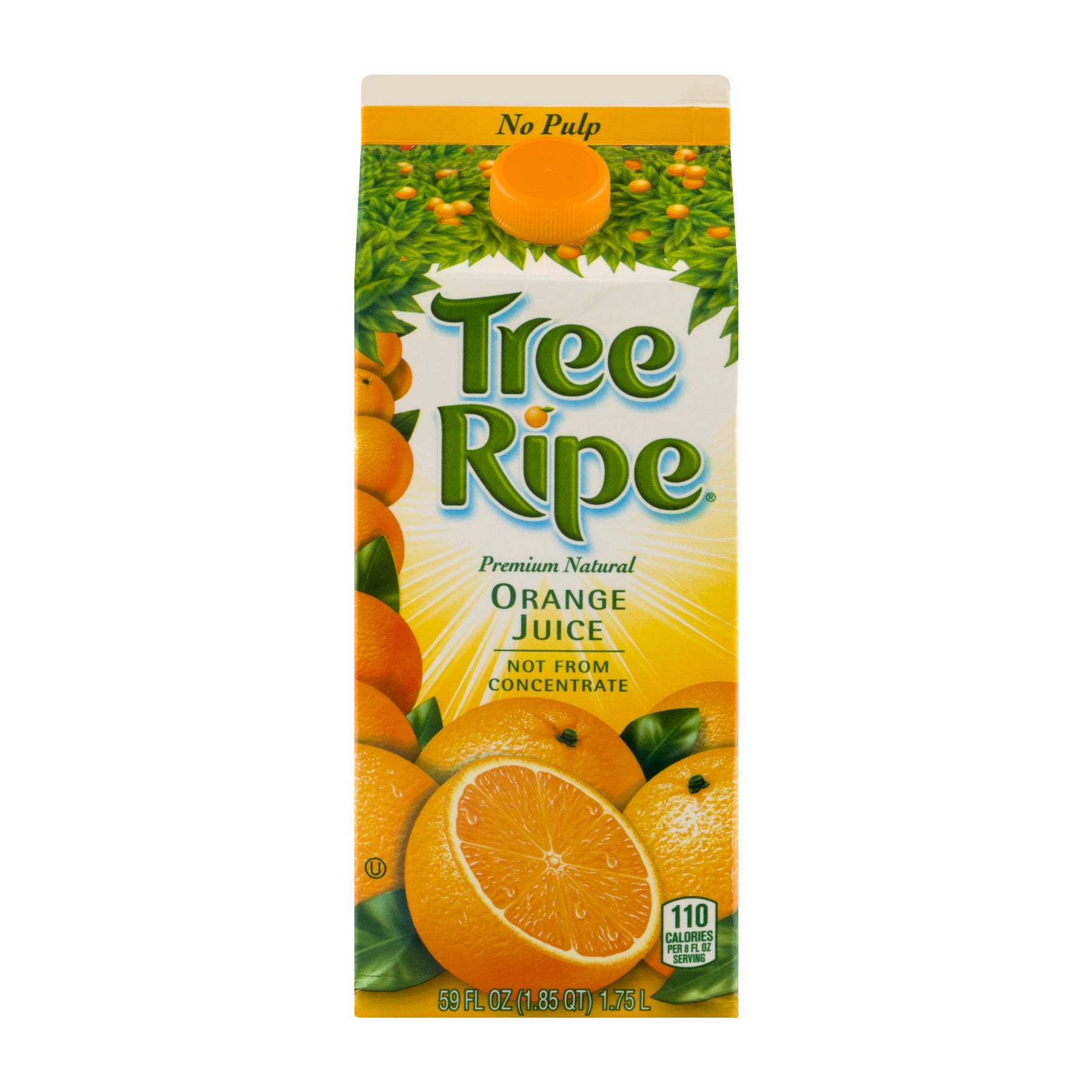 Shop Tree Ripe Premium Natural No Pulp Orange Juice , 59 Fl. Oz
