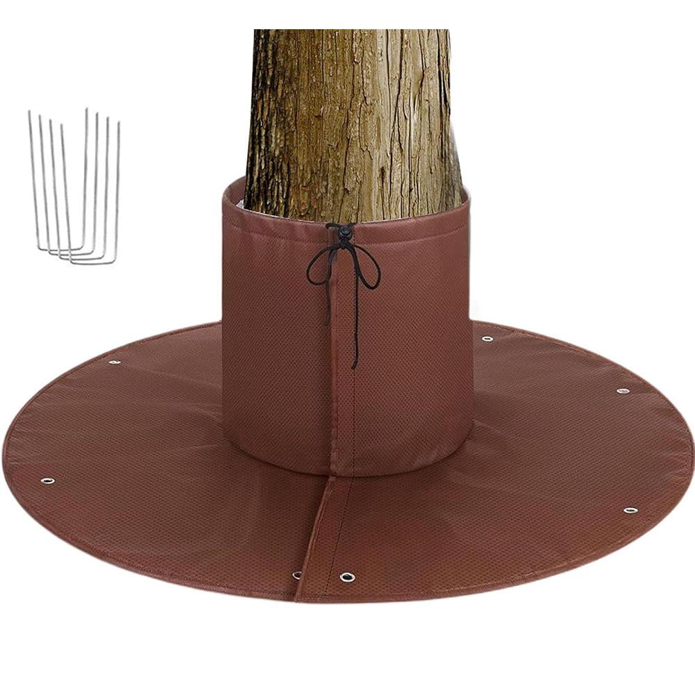Winter Service Protection For Roots Tree Root Winter Protectors - 4-Pack Non-Woven Fabric Frost Covers with ...