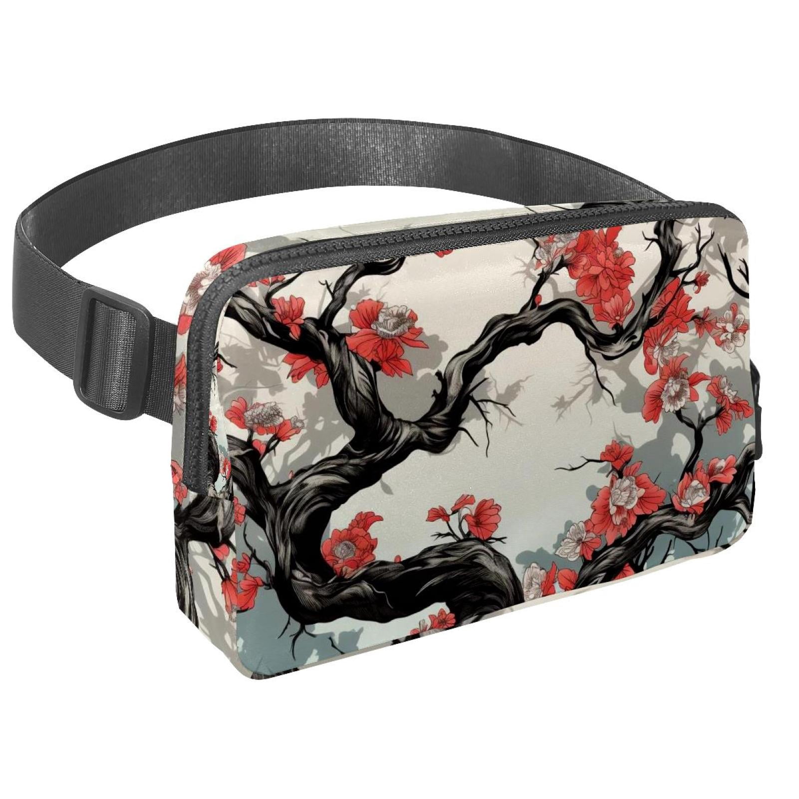 Tree Running Belt Waist Bag Fanny Packs, Lightweight Adjustable with Extension Strap, Unisex