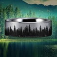 thumbnail image 1 of Tree Scenery Tungsten Carbide Ring, 1 of 4