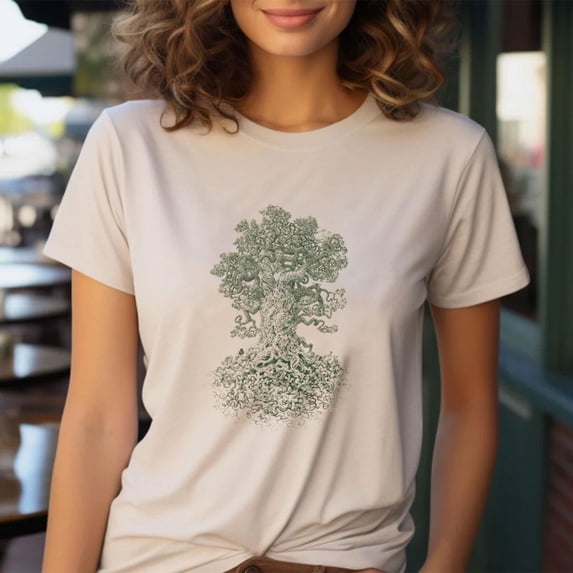Tree Shirt - Gnarled Tree Tshirt - Men's Graphic Tee - Tree of Life - Scatterbrain Tees - Cool Gifts.jpg