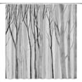 thumbnail image 1 of Tree Shower Curtain Abstract Birch Tree Trunk Autumn Leafless Fall Forest Branch Nature Rustic Vintage Bathroom Decor Fabric Curtain with Hooks, 1 of 3