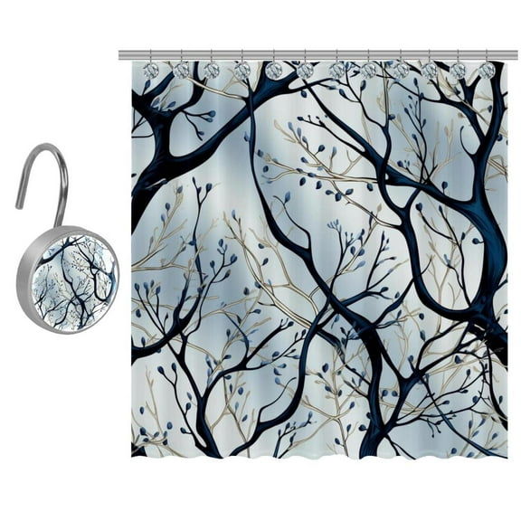 Tree Shower Curtain for Bathroom