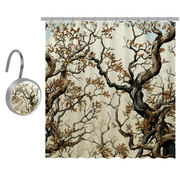 Tree Shower Curtain for Bathroom