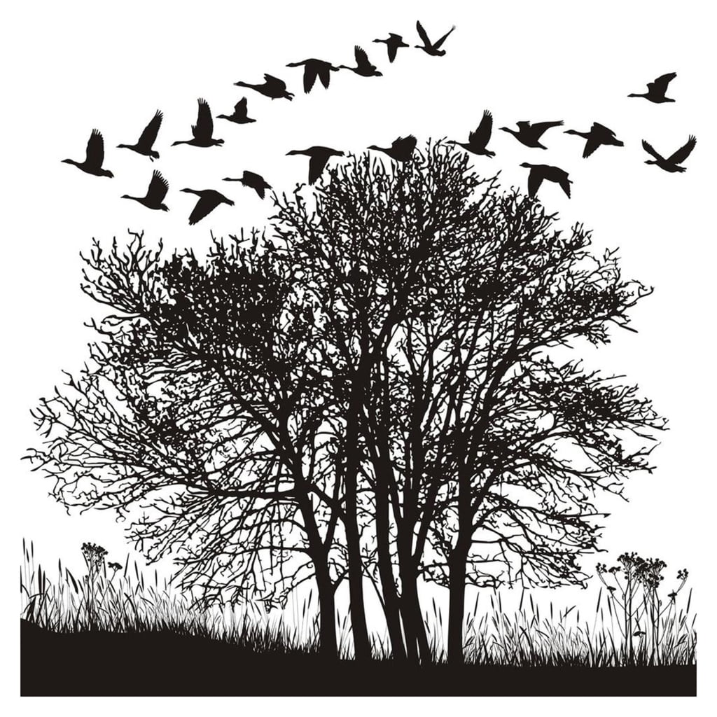 Tree Silicone Clear Seal Stamp DIY Scrapbooking Embossing Photo Album ...