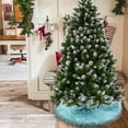 thumbnail image 1 of Tree Skirt for 7.5 Ft Tree 40 Inch Christmas Tree Skirts Solid Plush Round Carpet for Christmas Tree Furry Christmas Decoration Base, 1 of 6