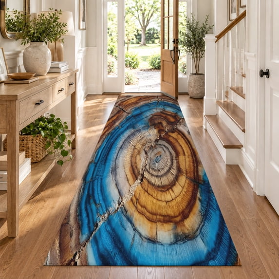 Tree Slices Area Rug 2'6