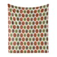 thumbnail image 1 of Tree Soft Flannel Fleece Blanket, Abstract Spruces Fir Pine Trees on Pastel Color Spots Christmas Theme Cartoon Forest, Cozy Plush for Indoor and Outdoor Use, 50" x 70", Multicolor, by Ambesonne, 1 of 5