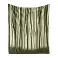 thumbnail image 1 of Tree Soft Flannel Fleece Throw Blanket, Mother Nature Theme Illustration of Forest Trees Print, Cozy Plush for Indoor and Outdoor Use, 50" x 60", Army Green Sage Green, by Ambesonne, 1 of 6