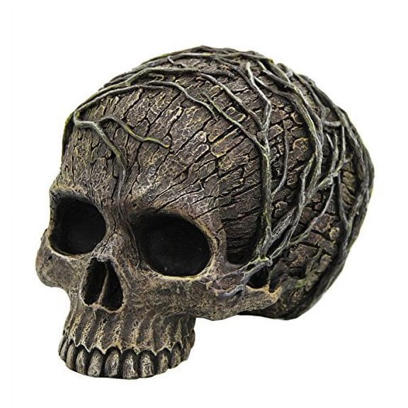 Tree Spirit Dryad Skull Collectible Figurine Desktop Home Decor 4.5H
