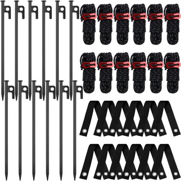 HOZEON Tree Staking Straps - 32 Pack 16 Inch Heavy Duty Plant Support Straps With Grommets