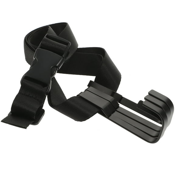 Tree Stake Straps Tree Hook Hunting Bow Hooks 150X2.5X0.5CM Black