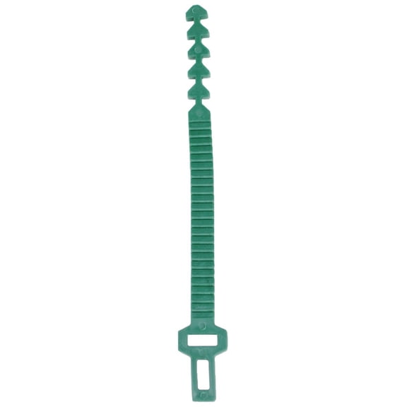 Tree Stake Support Bands, Adjustable Tree Plant Ties,Tree Straps for Staking,Heavy Duty Adjustable Interlock, Reusable Garden Plants Shrub Ties,Tree Training System Flexible Rubber(Green,9.45")