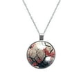 thumbnail image 1 of Tree Stunning Glass Circular Pendant Necklace – Elegant Jewelry Piece for Women, 1 of 5
