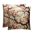 thumbnail image 1 of Tree Stunning Velvet Throw Pillow Covers with Unique Patterns - Set of 2, 16x16, 18x18, 20x20 Inches for Home Decor and Gifting, 1 of 6