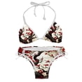 thumbnail image 1 of Tree Stylish Bikini Set with Detachable Sponge and Adjustable Strap, Two-Pack Swim Suits for Beach and Pool Parties, 1 of 6