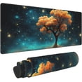 thumbnail image 1 of Tree Against Sunset Sky Extended Big Mouse Pad Large,XL Gaming Mouse Pad Desk Pad,31.5x11.8inch Long Computer Keyboard Mouse Mat Mousepad with 3mm Non-Slip Base and Stitched Edge for Home Office Work, 1 of 6