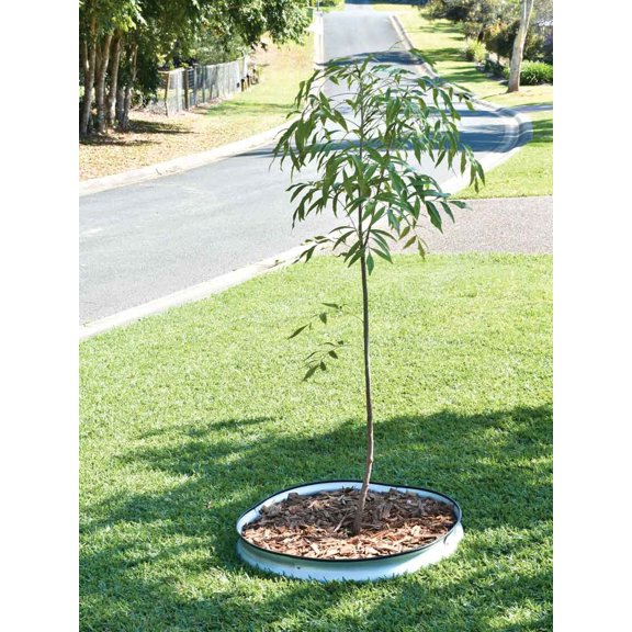 Epic Gardening Tree Surround Metal Raised Garden Bed, 8" Tall, Made for Outdoor Use, Zinc