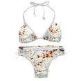 thumbnail image 1 of Tree Swimsuit Women Bikini Set with Detachable Sponge and Adjustable Strap, Swimwear 2-Pack for Various Scenes, 1 of 6
