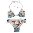 thumbnail image 1 of Tree Swimwear Bikini Set with Detachable Sponge & Adjustable Strap, Two-Pack for Beach & Pool Parties, 1 of 6