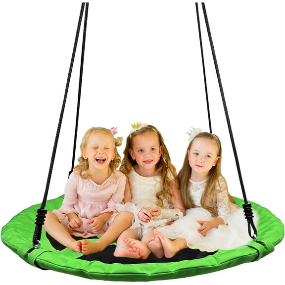 Tree Swing,Saucer Flying Swing 40 Inch for Kids,900D Oxford Waterproof, 900lbs Weight Capacity,with Adjustable Hanging Straps, for Backyard, Playground, and Camping, Gifts for Kids