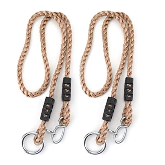 Tree Swing Straps Heavy Duty, Adjustable Tree Rope Swing (2 Pack) - Rope Extensions for Outdoor Swings, Hammocks, and Playground Sets