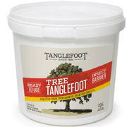 Tree Tanglefoot 80oz Insect Barrier   5lb Tub with SafeSeal Lid, Non-Toxic Sticky Tree Wrap Coating, Outdoor Garden Protection