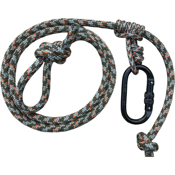 Tree Tether 1.0 | Safety Harness Tree Rope | Tree Stand Harness Rope | Hunting Safety Line | Tree Strap | Climbing