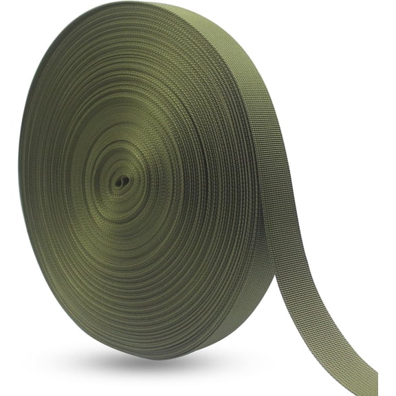 Tree Tie Green Tree Stake Ties Plant Garden Tie Webbing Strap Plant Supports Garden Stake Straps for Outdoor Use Staking Guying Plant Support (144 Feet x 1 Inch)