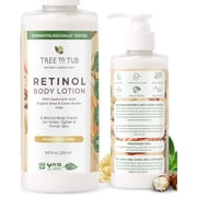 Tree To Tub Retinol Body Lotion - Hydrating Retinol Body Cream, Retinol Firming Cream w/ Hyaluronic Acid & Shea Butter, Body Lotion for Crepey Skin